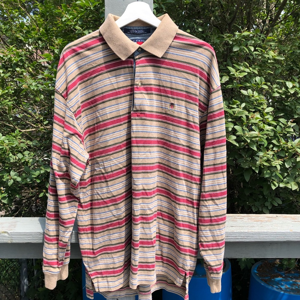 Vintage Tommy Hilfiger Long Sleeve Polo